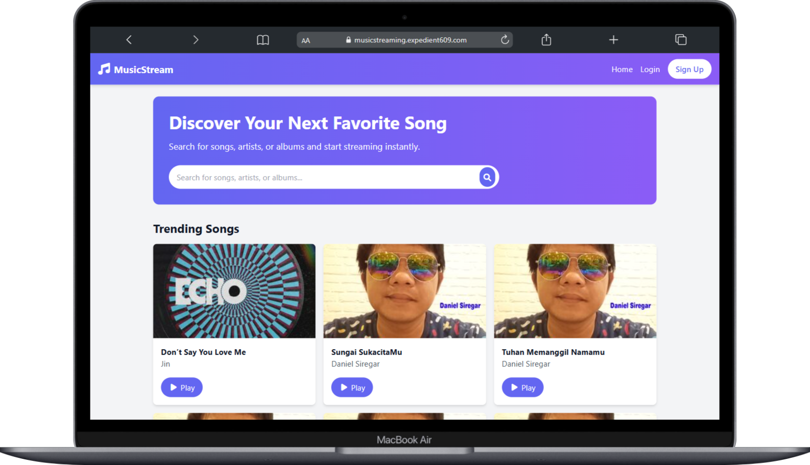 Music Streaming App